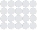 HEBEL Haftmagnet, rund, Durchmesser: 20 mm, H&ouml;he: 8 mm, weiss VE=