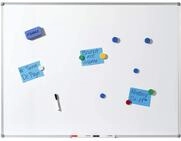 Dahle 96150 Basic Whiteboard und Magenettafel (stabiler Alurahmen) 45 x 60 cm