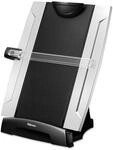 Fellowes Konzepthalter mit Memoboard h&auml;lt bis zu 150 Blatt schwarz/silber