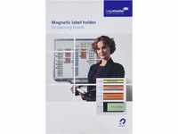 Legamaster 7-450400 Magnetische Etikettenträger für Whiteboards, 54 Stück, 20 x 60