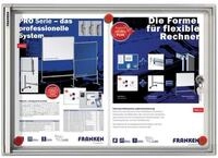 FRANKEN Schaukasten X-tra!Line f&uuml;r den Innenbereich, Klappt&uuml;r, 2x A4, 51 x 37 x 3
