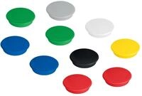 FRANKEN Magnete Rund, 10 St&uuml;ck, Hochwertige Haftmagnete f&uuml;r B&uuml;ro, Haushalt,