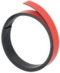 FRANKEN Magnetband, 100 cm x 15 mm, beschriftbar, zuschneidbar, rot, M803 01