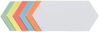 FRANKEN Moderationskarten Rhombus, 205 x 95 mm, sortiert, 500 St&uuml;ck, farblich