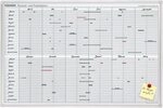 FRANKEN Personal- & Projektplaner über 12 Monate mit 24 Positionen, lackiert, FRANKEN Personal- & Projektplaner über 12 Monate mit 24 Positionen, lackiert,
