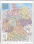 Franken KA445P Kartentafel Plz, Deutschland pinnbar 1:750.000, 138 x 98 cm