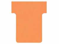 Nobo Kartentafel Zubehör T-Karten, Größe 1.5, 100 Stück, orange