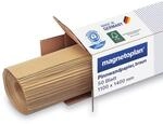 magnetoplan 1111553 Pinwandpapier,Braun,110x 140 cm
