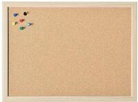 Holtz 121921 Korktafel mit Holzrahmen 400x300mm inklusive Zubeh&ouml;r, 3 St&uuml;ck