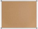 MAUL Pinnwand Kork 45x60 cm | Tafel mit naturbelassener Korkplatte | Stabiler Rahmen