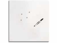 Eurographics Memo Board MB-WHITE5050 Magnet- und Schreibtafel aus Glas in weiß