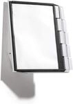 Durable Sichttafelsystem Sherpa Wall mit 10 Sichttafeln, 1 St&uuml;ck, schwarz/grau,