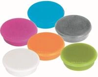 FRANKEN Magnete Rund MagFun&reg;, 10 St&uuml;ck, Hochwertige Haftmagnete f&uuml;r B&uuml;ro,