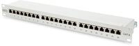 DIGITUS 19 Patch Panel Kat.6, Klasse E, 24 x RJ45, 1 HE