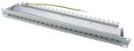 Teleg&auml;rtner 19 Zoll Patch Panel mit 24 RJ45-Anschlussbuchsen, HS Kategorie 6a,