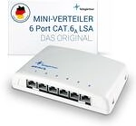 Teleg&auml;rtner Mini-Verteiler Cat. 6A RJ45 Verteilermodul, geschirmt, 360 Grad