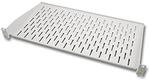 Fachboden 1HE 250mm RAL7035, Traglast 5 kg max.
