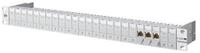BTR E-Dat 24x8 Patchfeld (24 Ports) grau