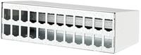 METZ CONNECT Modul AP-Geh&auml;use 2x12 Port reinwei&szlig; RAL9010
