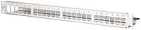 METZ CONNECT Modul 19 Zoll Modultr&auml;ger 1HE 24 Port Edelstahl unbest&uuml;ckt