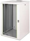DIGITUS Netzwerk-Schrank 19 zoll 20 HE - Wandmontage - 600 mm Tiefe - Traglast 100 kg