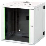 DIGITUS Netzwerk-Schrank 19 zoll 12 HE - Schwenkbar - Wandmontage - Traglast...