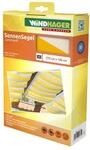 Windhager Sonnensegel f&uuml;r Seilspanntechnik, Wintergarten und Terrassen Beschattung,