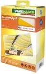 Windhager Sonnensegel f&uuml;r Seilspanntechnik, Wintergarten und Terrassen Beschattung,