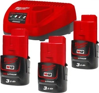 Milwaukee 4933459207, Milwaukee M12 NRG-303 12V Starterset