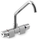 DOMETIC AC 537 Wasserhahn Chrom &ndash; Messing Armatur f&uuml;r Wohnmobil, Caravan & Boot