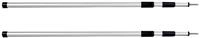 Relags Tarpstange Aufstellstangen, Alu, Teleskop, 100-240 cm, Silber, One Size,