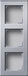 Gira 136326 Profil 55 3-fach aluminium