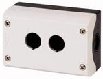 Eaton M22 Drucktaster-Geh&auml;use, 2 x &Oslash; 22mm, Grau, Kunststoff, IP 69K
