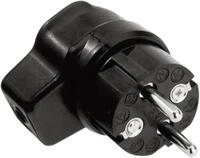 Bachmann Vollgummiwinkelstecker, 919171, Schwarz