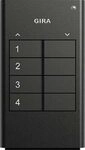 Gira 535410 Funk Handsender 4-Fach Gira eNet, anthrazit