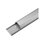 Goobay 90668 Halbrunder Aluminium-Kabelkanal 50 mm, L&auml;nge 1, 1 m