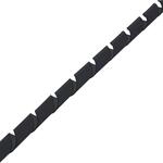 InLine 59946L Spiralband Kabelschlauch 10m, schwarz, 10mm