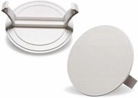 f-tronic Feder-Steckdeckel f&uuml;r Ger&auml;tedose mit Schraubabtand 60mm, E109A, Inhalt: