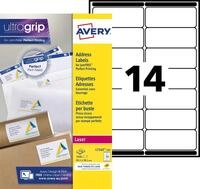 Avery Adress-Etiketten schnellabl&ouml;send
