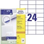 AVERY Zweckform 3474 Adressaufkleber (2.400 Klebeetiketten, 70x37mm auf A4, Papier