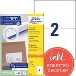 AVERY Zweckform 3655 Universal Etiketten (200 Klebeetiketten, 210x148mm auf A4,