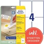 AVERY Zweckform L4733REV-25 Universal Etiketten (100 plus 20 Klebeetiketten extra,