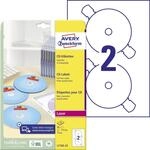 AVERY Zweckform L7760-25 selbstklebende CD-Etiketten (50 blickdichte CD-Aufkleber, &Oslash;