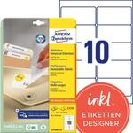 AVERY Zweckform L4744REV-25 Universal Etiketten (250 plus 50 Klebeetiketten extra,