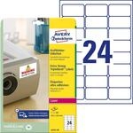 AVERY Zweckform L6141-20 Kraftkleber Etiketten (480 Aufkleber, 63,5x33,9mm auf A4,