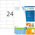 HERMA 4633 Adressetiketten, 200 Blatt, 70 x 36 mm, 24 pro A4 Bogen, 4800 St&uuml;ck,