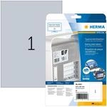 HERMA 4224 Typenschild Folien-Etiketten silber, 25 Blatt, 210 x 297 mm, 1 pro A4
