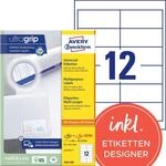 AVERY Zweckform 3659-200 Adressaufkleber (2.400 plus 240 Klebeetiketten extra,