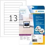 HERMA 5069 Video Etiketten f&uuml;r VHS-Kassetten R&uuml;cken, 25 Blatt, 147,3 x 20 mm, 13