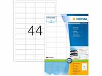 HERMA Etikett, Inkjet/Laser/Kopierer, selbstklebend, 48,3 x 25,4 mm, weiß...